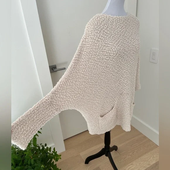 UMGEE Boucle Knit Pullover Sweater Oversize Relaxed Fit Casual Loungewear - Picture 8 of 13